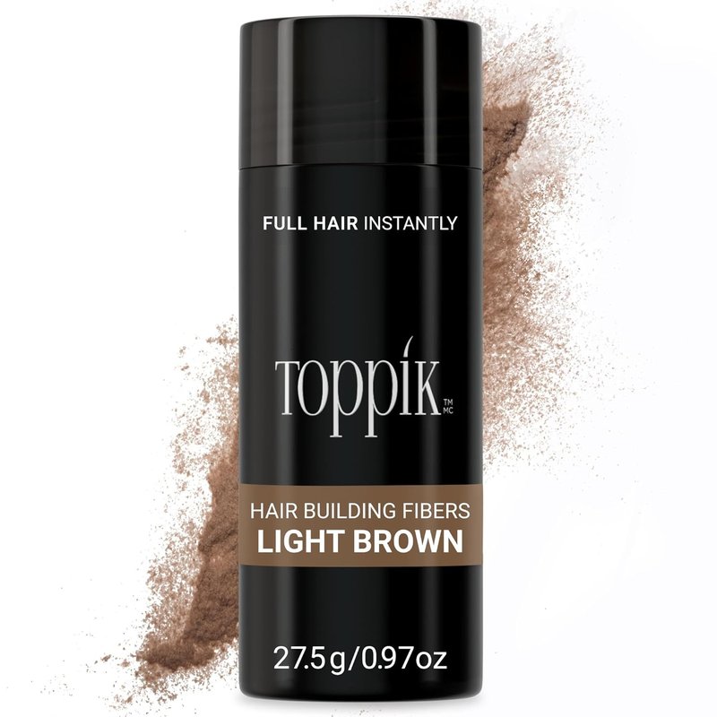 Toppik Hair Building Fibers - Instantly Thicker & Fuller Hair | 9 Shades, 4 Size Options