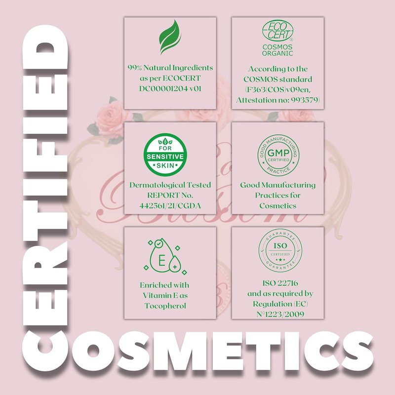 Centifolia Rose Moisturizing Day Cream - ECOCERT Certified | Luxurious Hydration for Sensitive Skin - 50ml