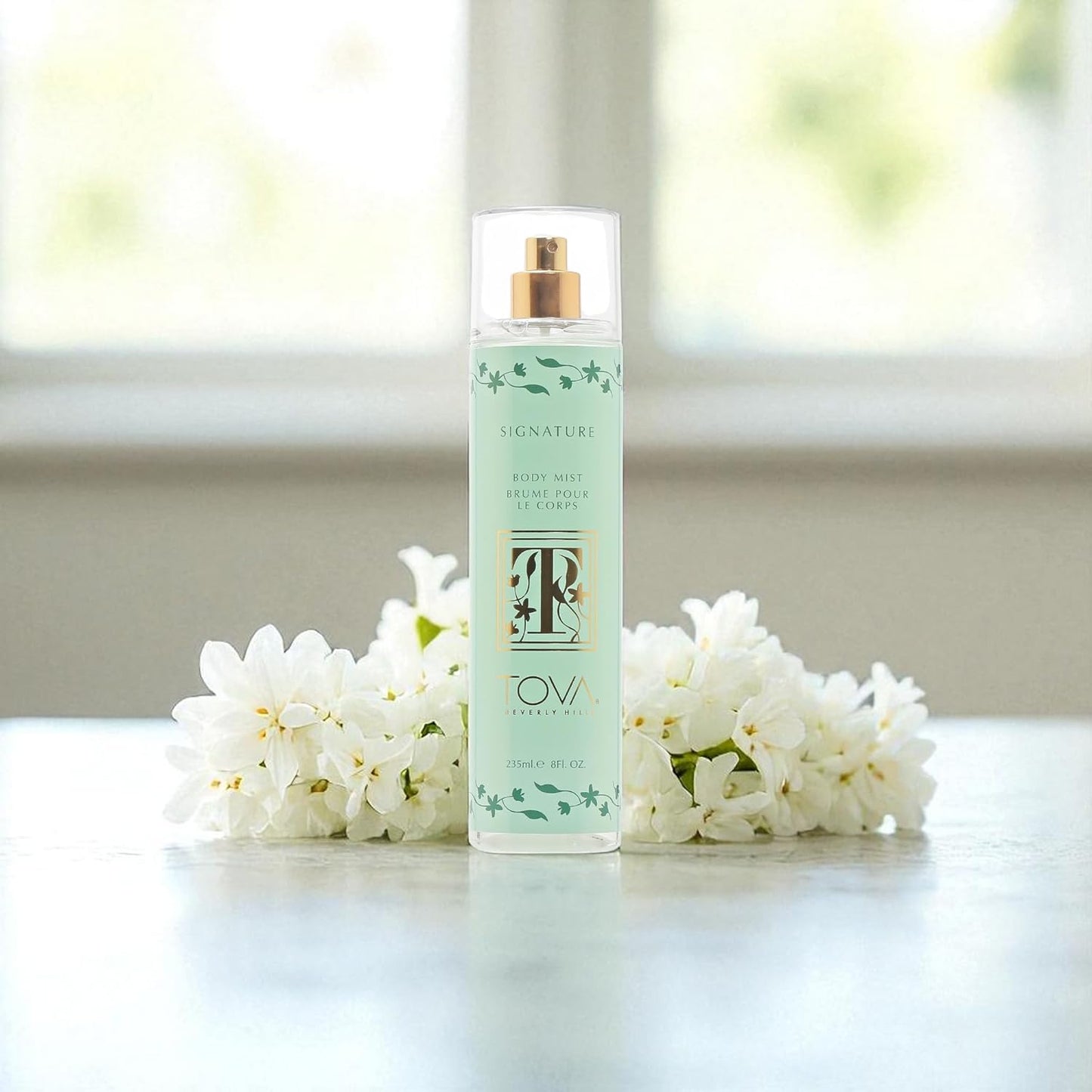 Tova Signature Body Mist - Long-Lasting Floral Perfume Spray for Women | Jasmine, Bergamot & Sandalwood - 8 fl oz