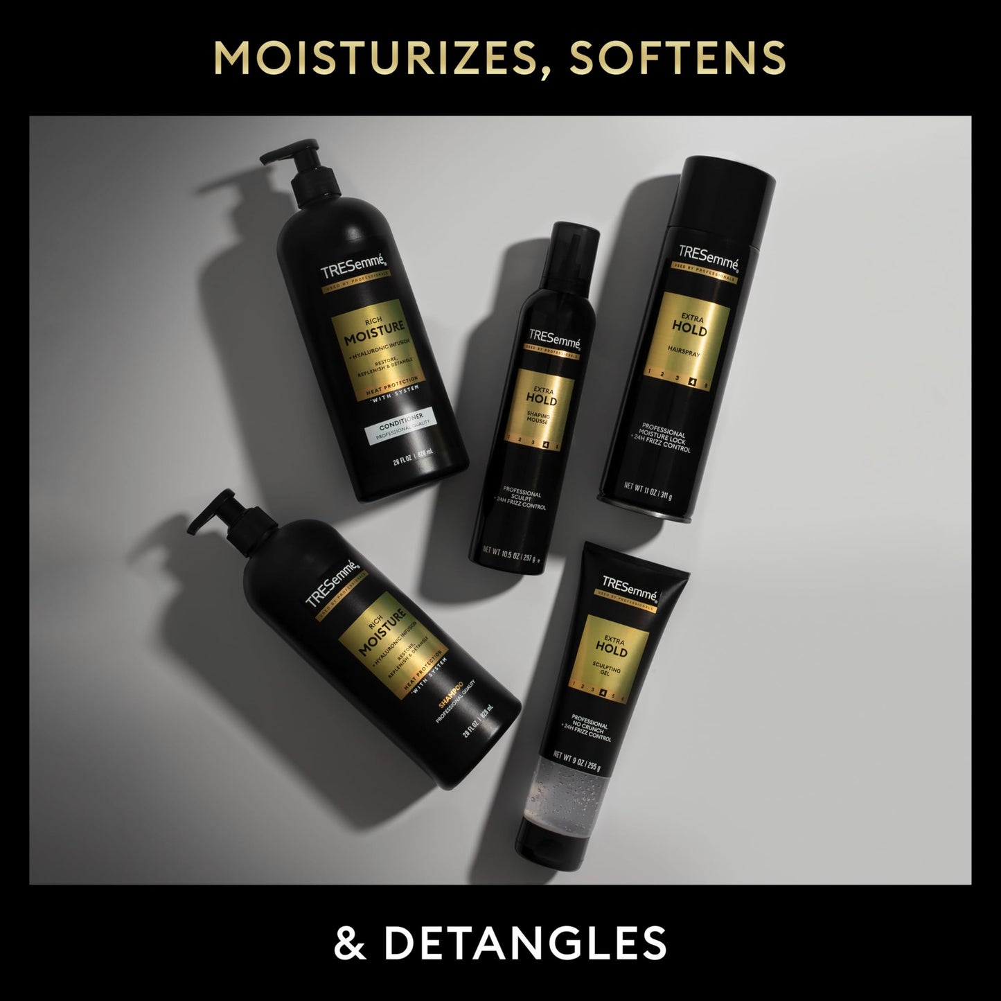 TRESemmé Rich Moisture Hydrating Conditioner 12 Count for Dry Hair Formulated With Pro Style Technology 3 oz Fl Oz