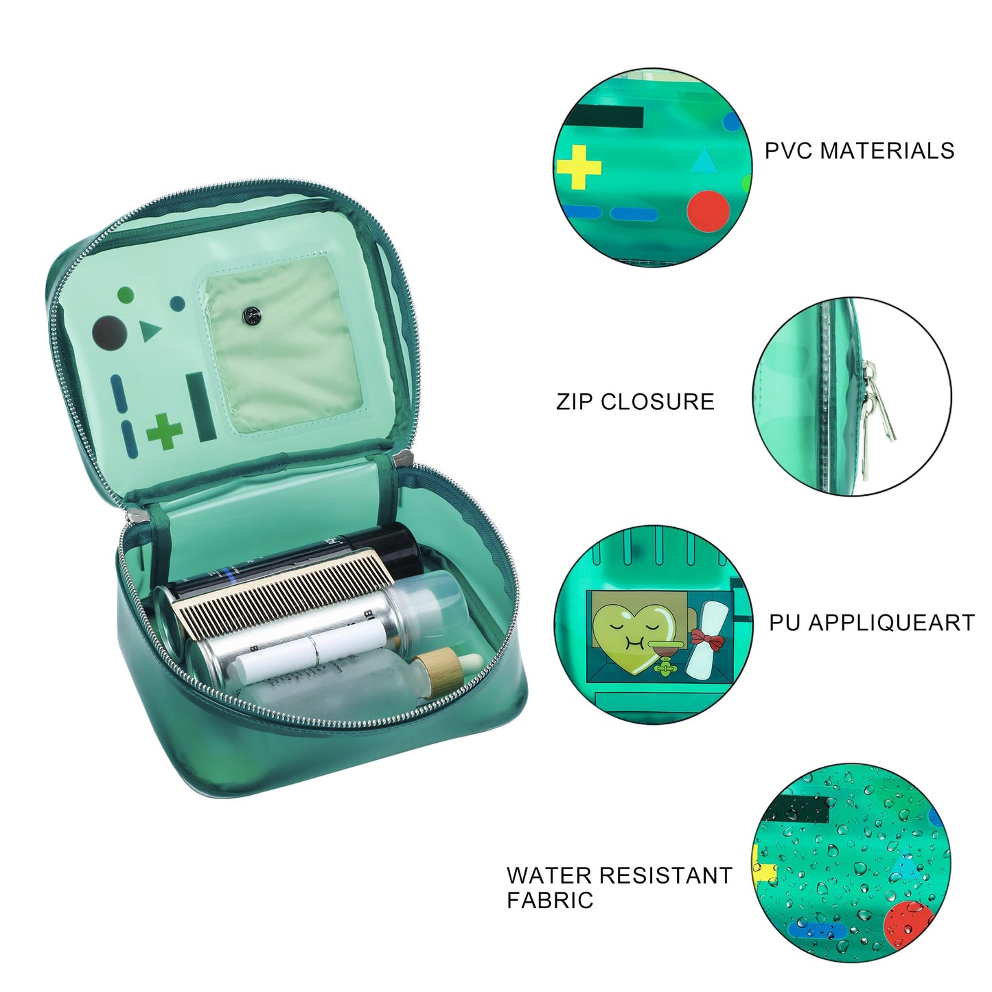 Bioworld Adventure Time BMO 19.3 CM Cosmetic Bag