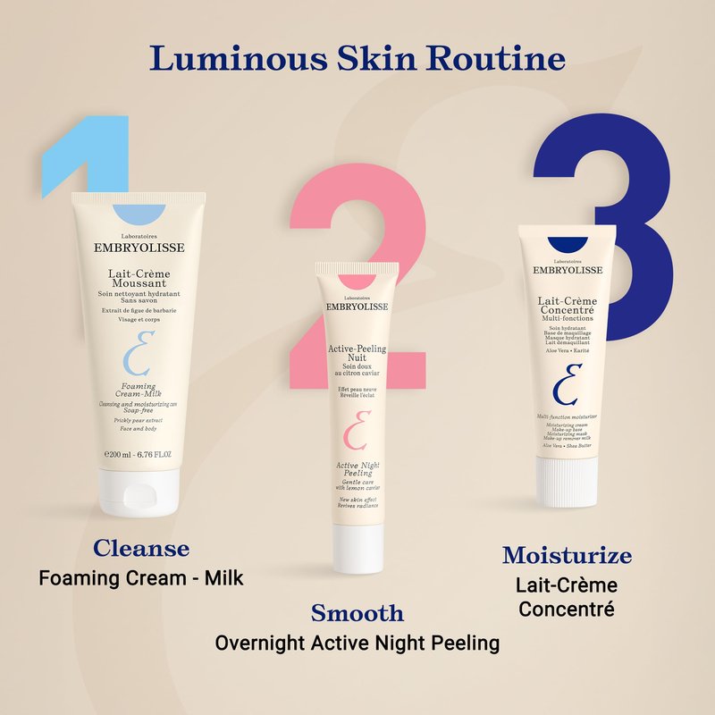 Embryolisse Active Night Peeling Treatment. Ultra Gentle Night Exfoliating Cream with Shea Butter for Radiant Skin. Leaves the Face Softer, Rejuvenated & More Radiant. 1.35 Fl Oz