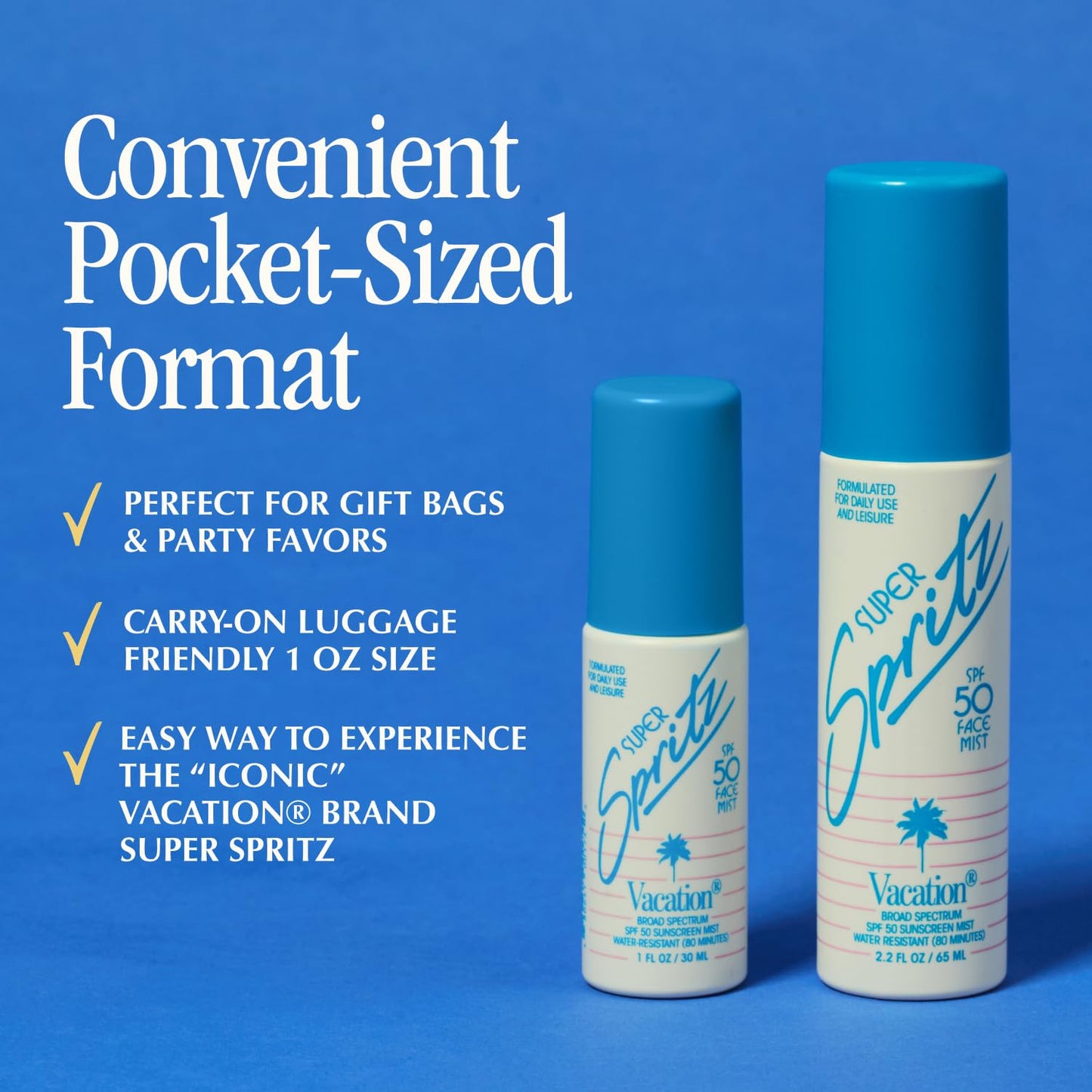 Vacation Super Spritz SPF 50 Sunscreen Face Mist