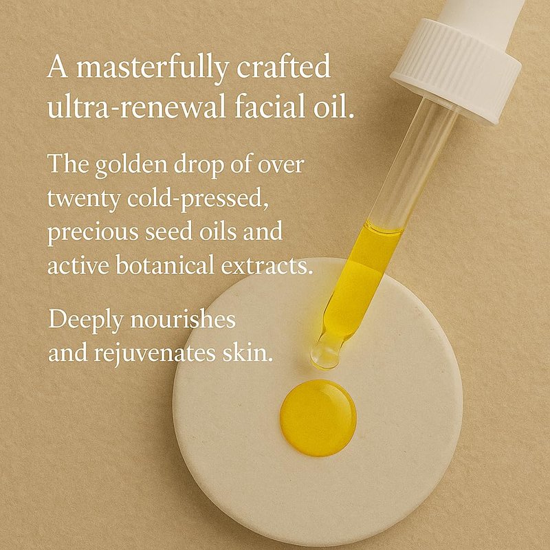 Hope Ridge Naturals Camellia Radiance Face Serum, Ultra-Renewal Oil with Rose & Botanicals, Anti-Aging & Repair, for Normal/Dry/Combination/Mature Skin, Lightweight & Fast-Absorbing