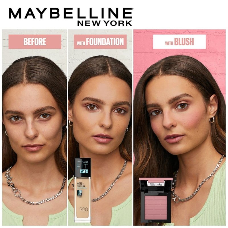 Maybelline Fit Me Blush | Wine | Lightweight | Blendable | Long-lasting