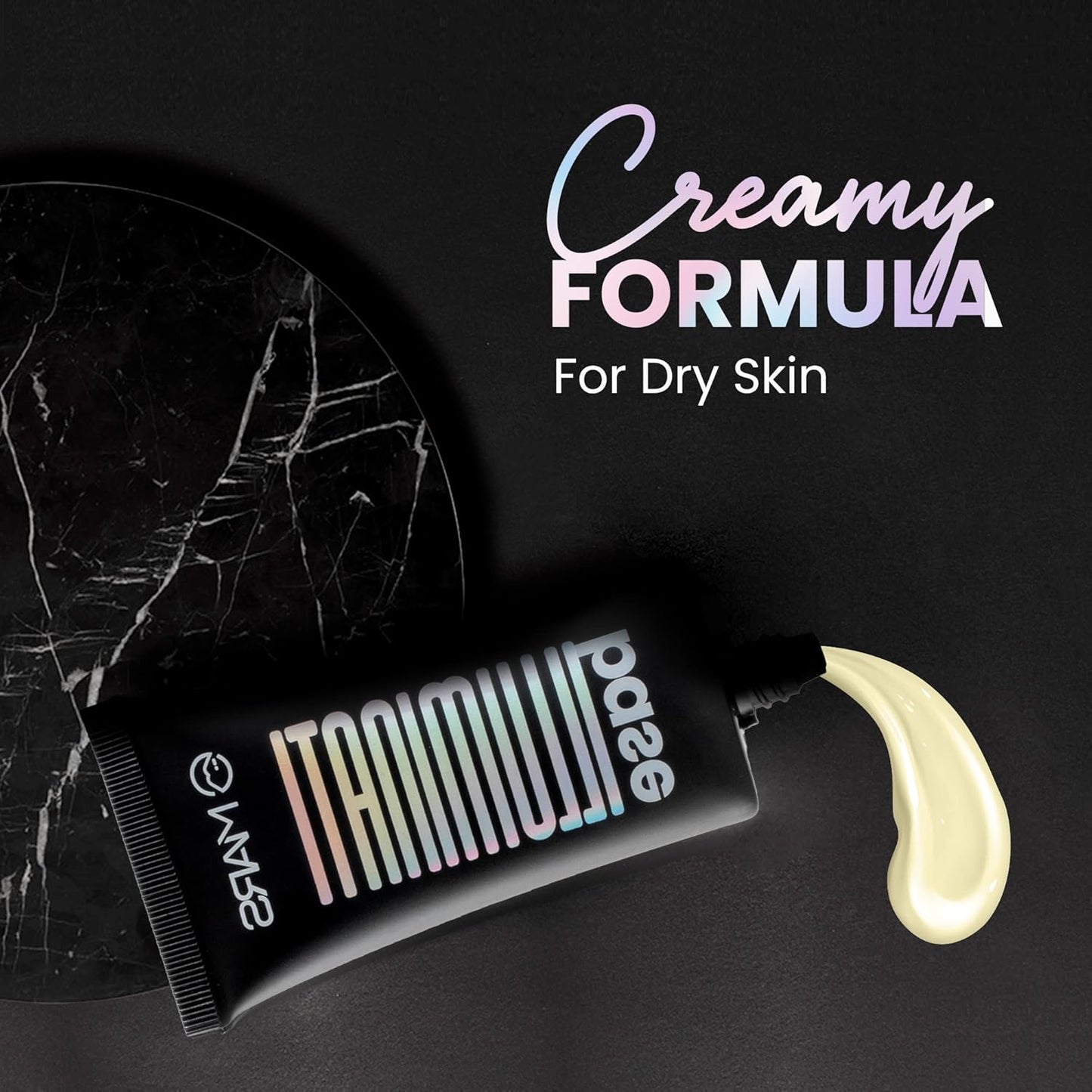 Illuminati Base Strobe Cream - Glowy Dewy Face Primer with Highlighter | Natural Finish (45ml) - Gold