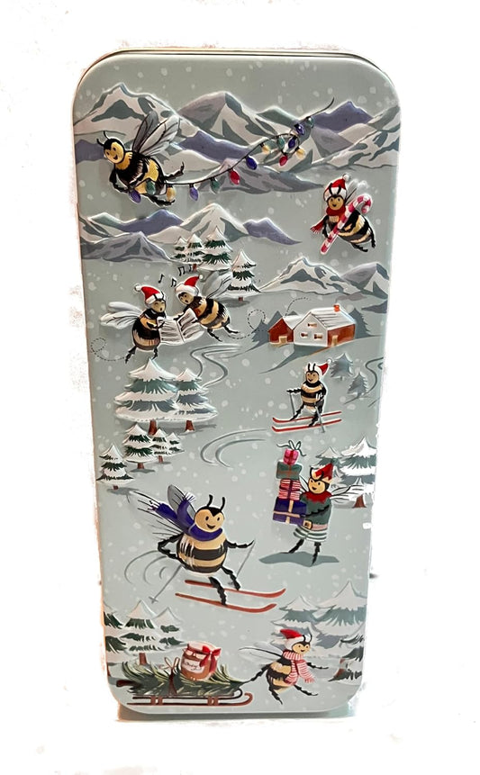 Vegan Honey Hand Cream Tin - Heathcote & Ivory Busy Bees 3.4oz for Skiing & Dry Skin