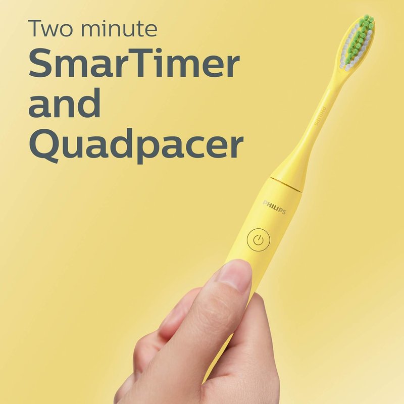 Philips Sonicare Battery Toothbrush - Mango Yellow | Gentle Cleaning Technology