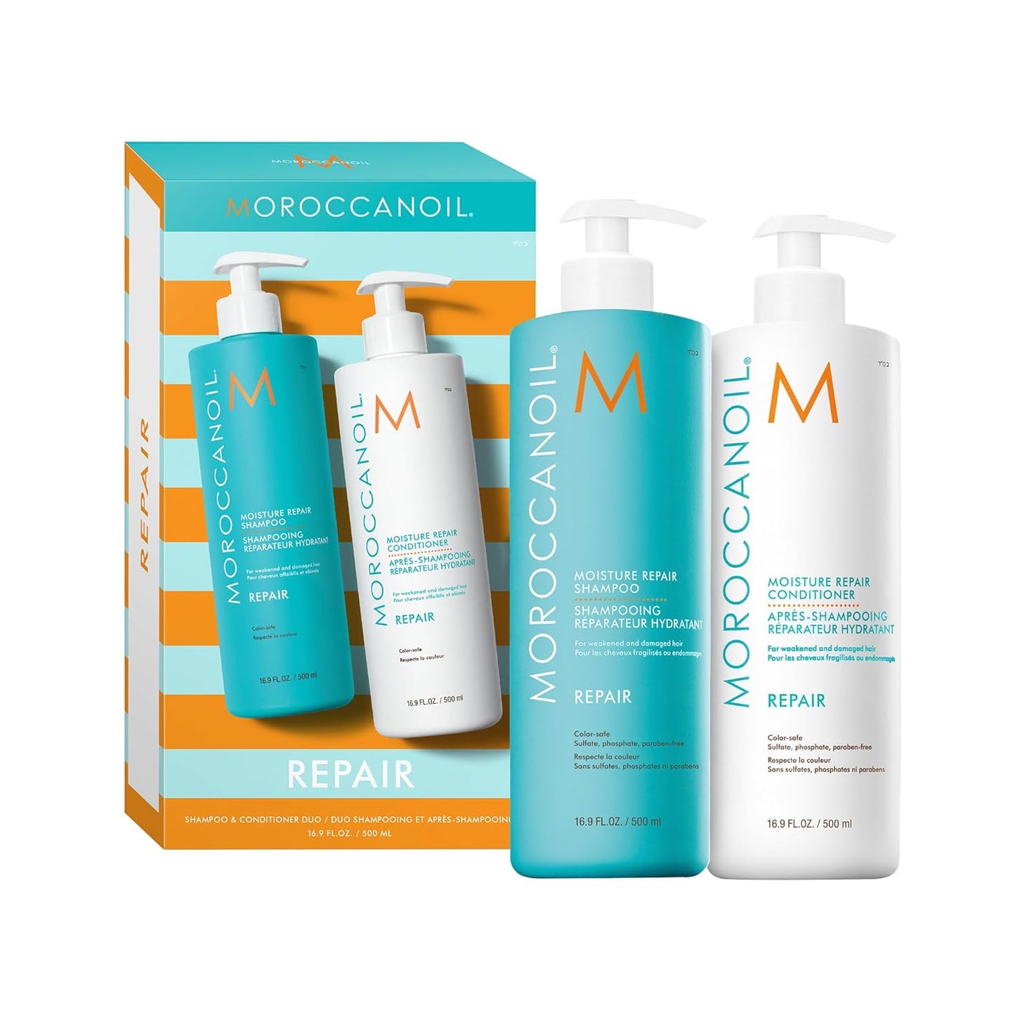Moroccanoil Shampoo & Conditioner Set - Nourishing Hair Care | 500ml Each