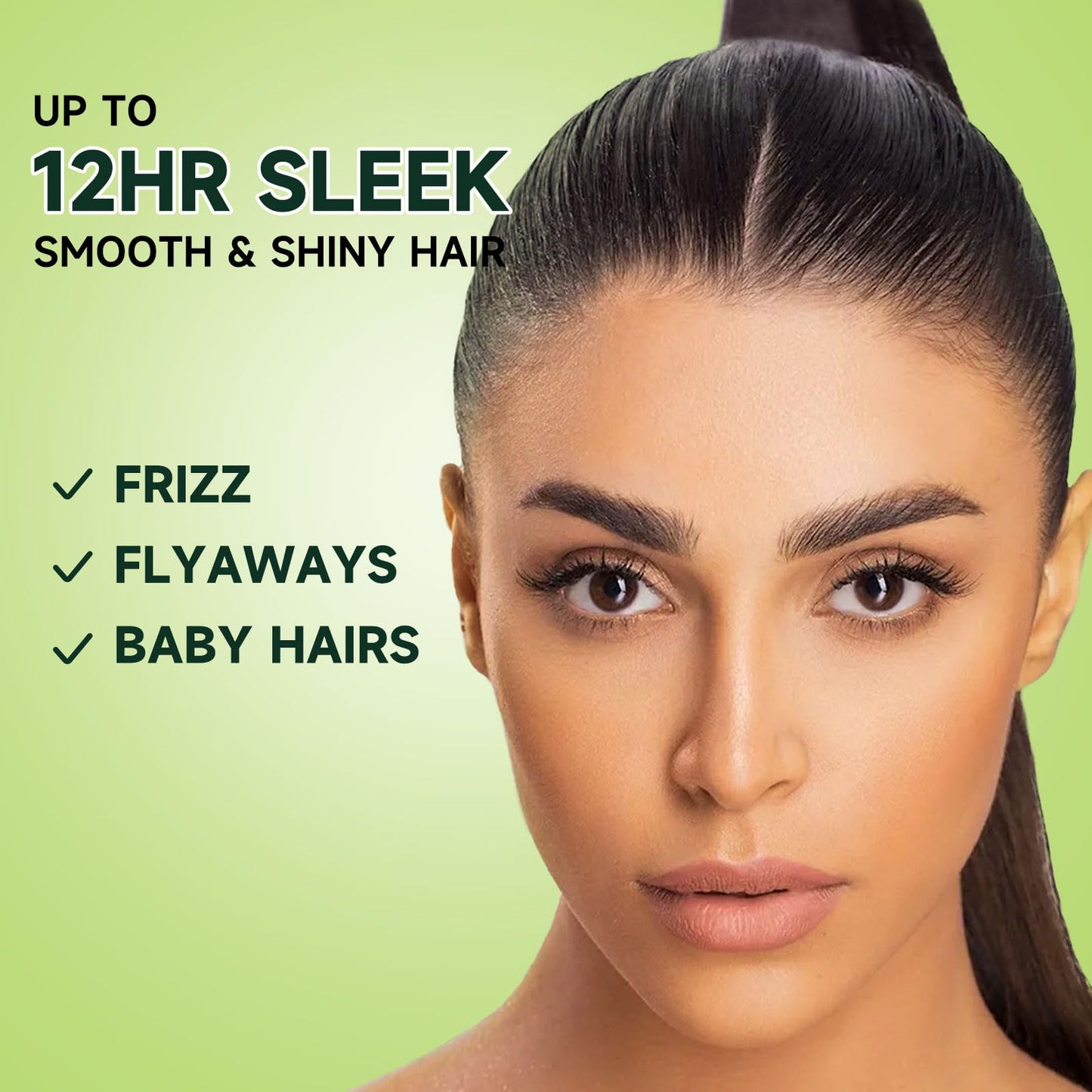 FUNAN Hair Serum Styling Wand for Flyaway Control, Frizz Smoothing, Edge Styling, Baby Hair Taming with Sleek Shine Finish, Lightweight Multi-Use Hair Stick