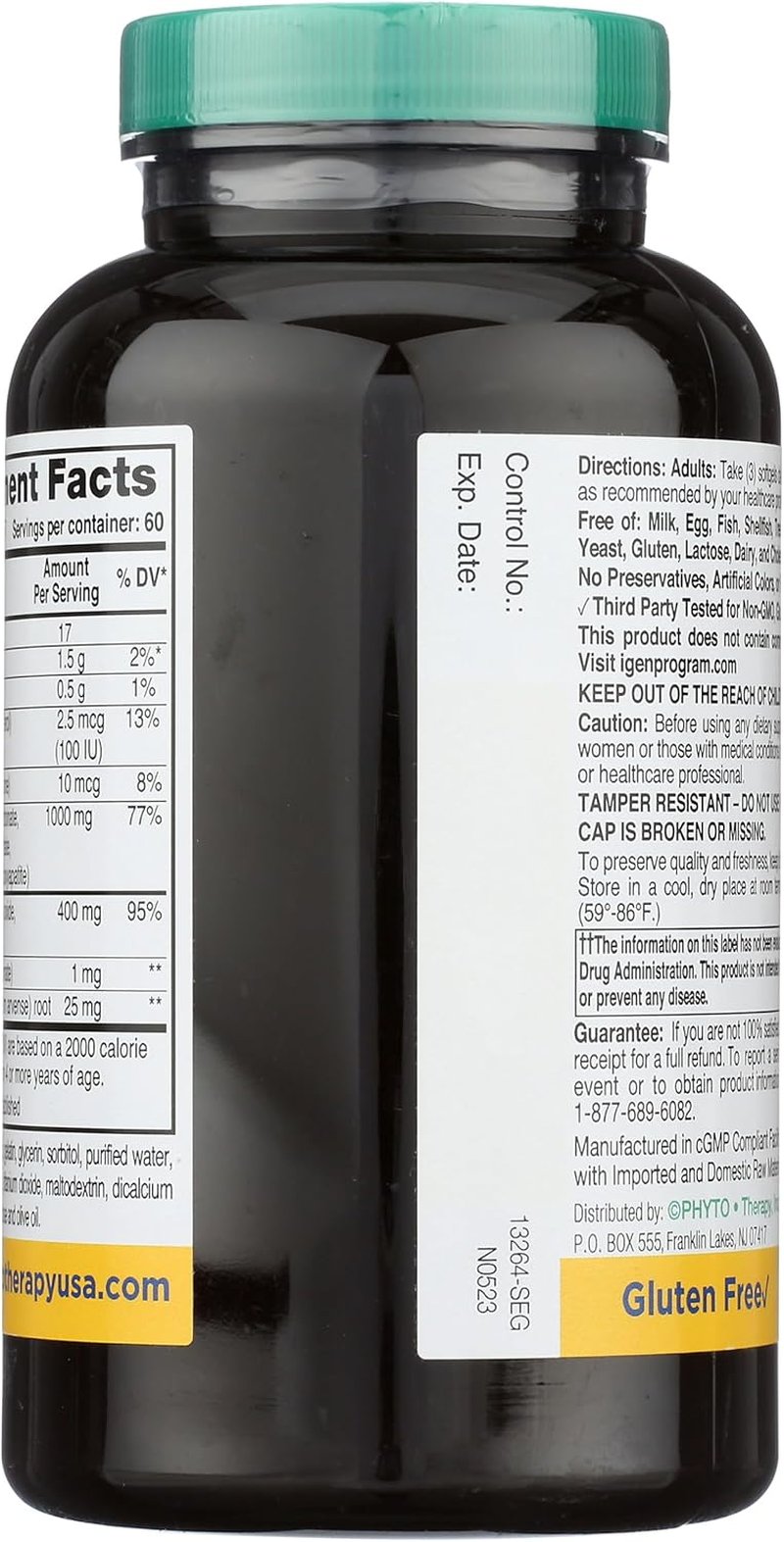 Liquid Calcium with Magnesium Softgels - 1000 mg, 180 Count for Bone Health Support