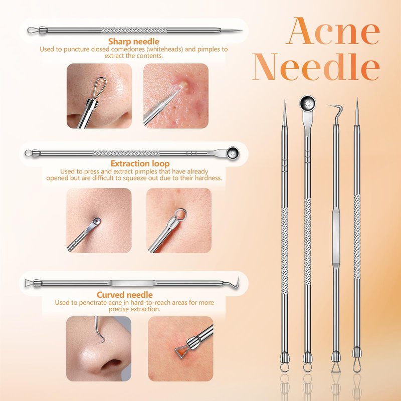 Yccu Blackhead Remover Vacuum Blackhead Vacuum Remover Pore Extractor Blackhead Remover Tool Black Head Remover for Face Blackhead Extractor Pore Cleaner Vacuum with USB Charge 4 Modes 5 Suction Heads