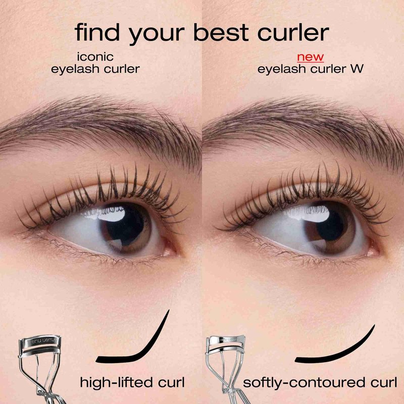 Shu Uemura Iconic Eyelash Curler, Achieve Precise Control and Long-Lasting Curl with Silicone Pad