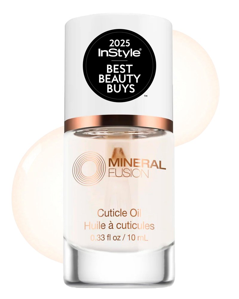 Mineral Fusion Cuticle Oil Nail Treatment - Natural Moisturizer with Vitamin E and Sweet Almond Oil - Softens & Protects Cuticles - Vegan, 99% Naturally Derived Formula - 0.33 oz
