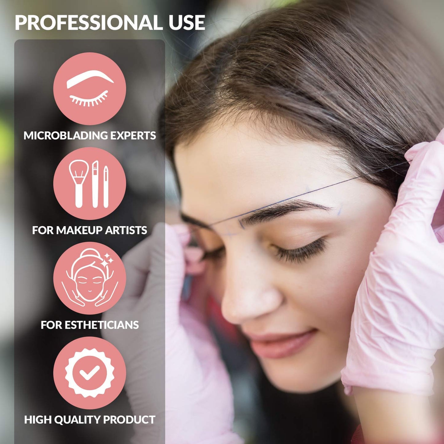 Microblading Supplies Pre-Inked Eyebrow Mapping String – 60 Meters - Ultra-Thin, Mess-Free Thread, Create a Crisp, Spot-on Brow Map Every Time – Hypoallergenic, Cosmetic Grade For Permanent Makeup