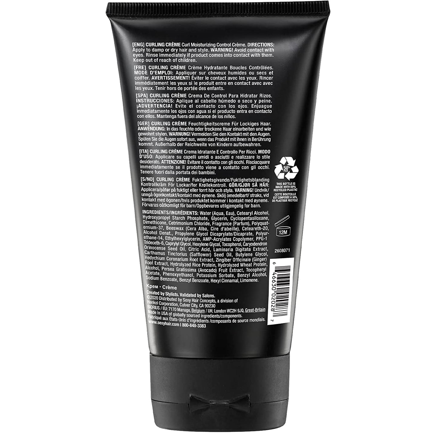 SexyHair Style Slept In Texture Cream | Soft Texture and Control | Lightweight and Adds Shine | Washes Out Easily