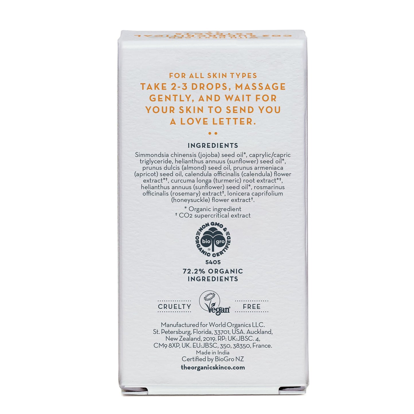 Gua Sha Oil for Face Care - Skin Brightening Serum for Dark Spots Fine Lines & Wrinkles with Organic Jojoba Calendula Sunflower & Turmeric Oil for Face Hydration Glow & Even Skin Tone (30mL)