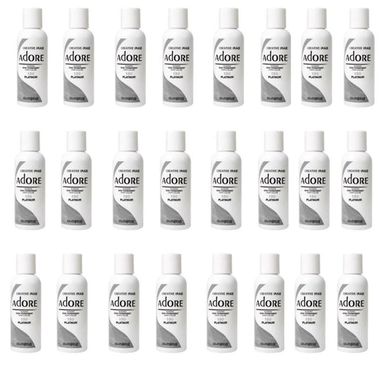 Adore Semi Permanent Hair Color - Vegan and Cruelty-Free Hair Dye - 4 Fl Oz - 155 Titanium (Pack of 1)