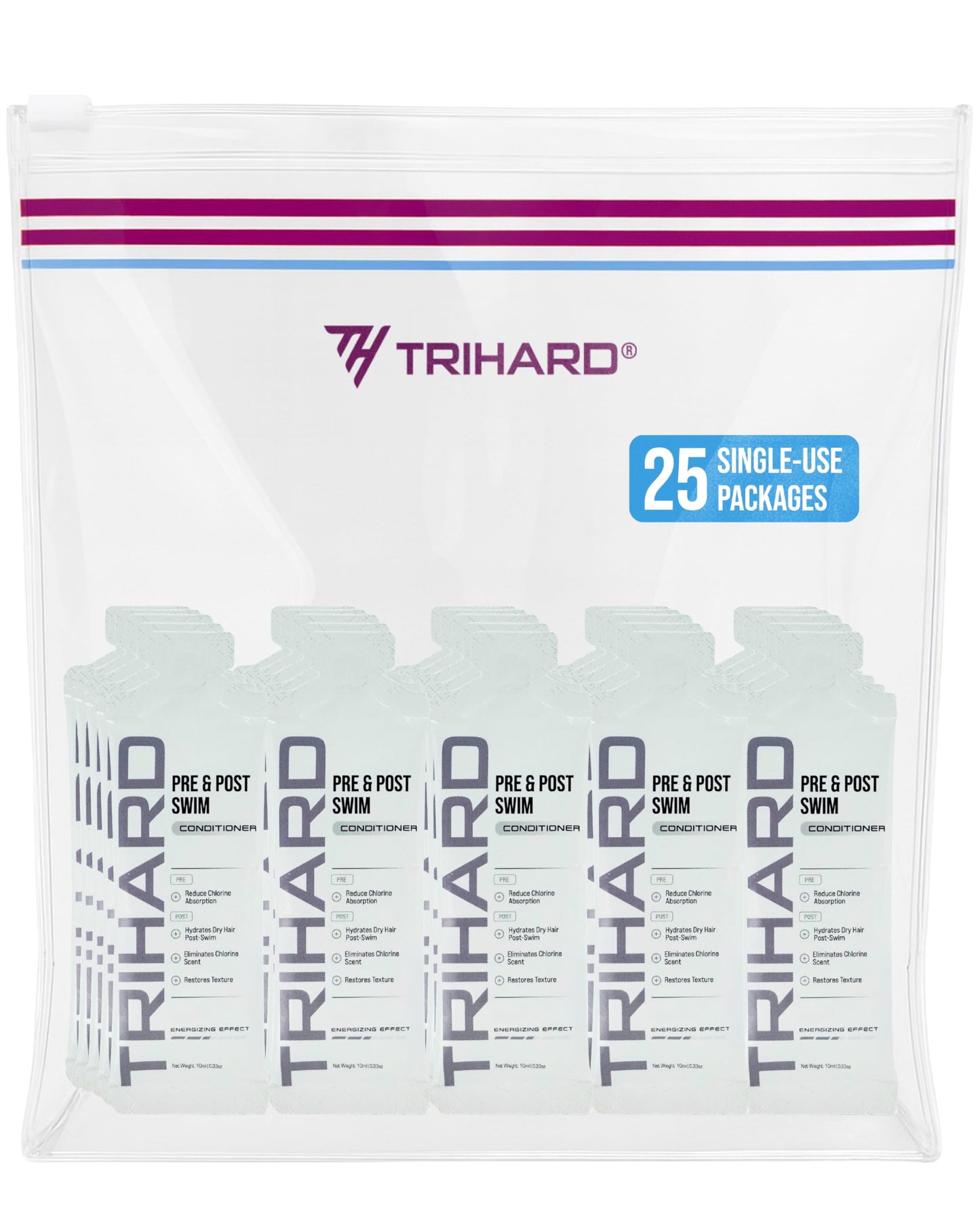 TRIHARD Pre & Post Swim Conditioner | Swimmers Conditioner | Pre Swim Hair Protection | Chlorine Removal Solution