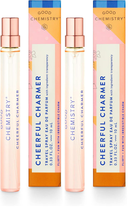 Good Chemistry Cheerful Charmer Eau de Parfume Travel Spray (Pack of 2)