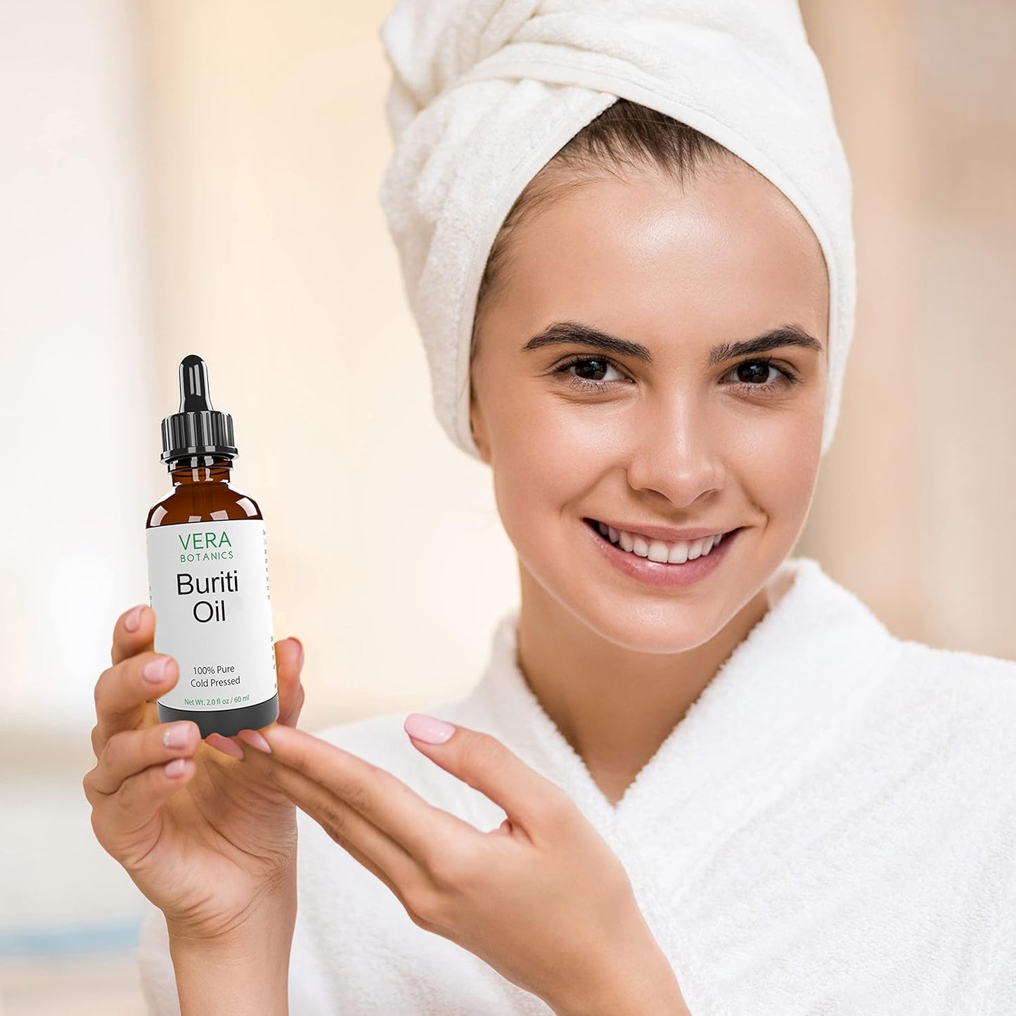 Buriti Oil - 100% Pure Cold-Pressed Oil for Face & Body | Nourishes Dry Skin, Hair & Nails