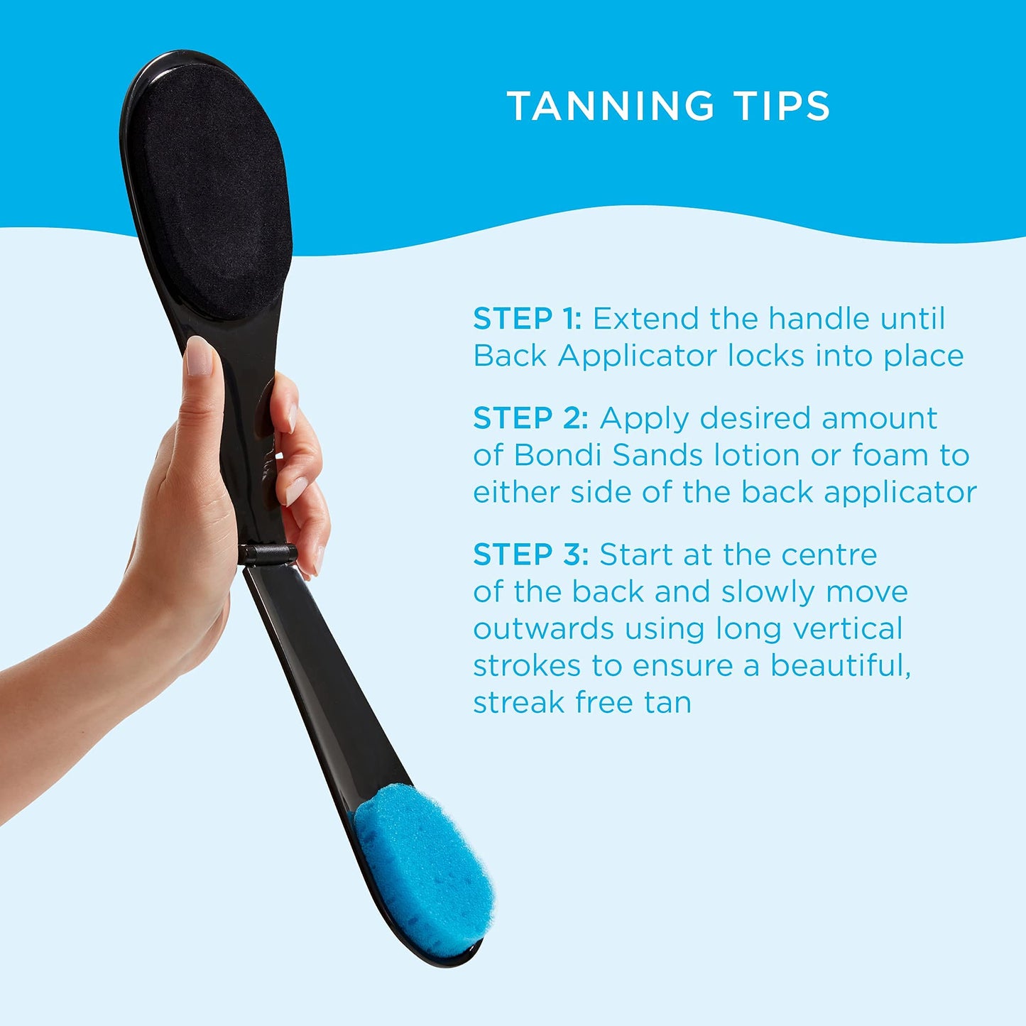 Bondi Sands Ultra Dark Self Tanning Foam + Back Applicator | Includes Lightweight Foam and 1 Back Applicator with 3 Replacement Pads ($38 Value)