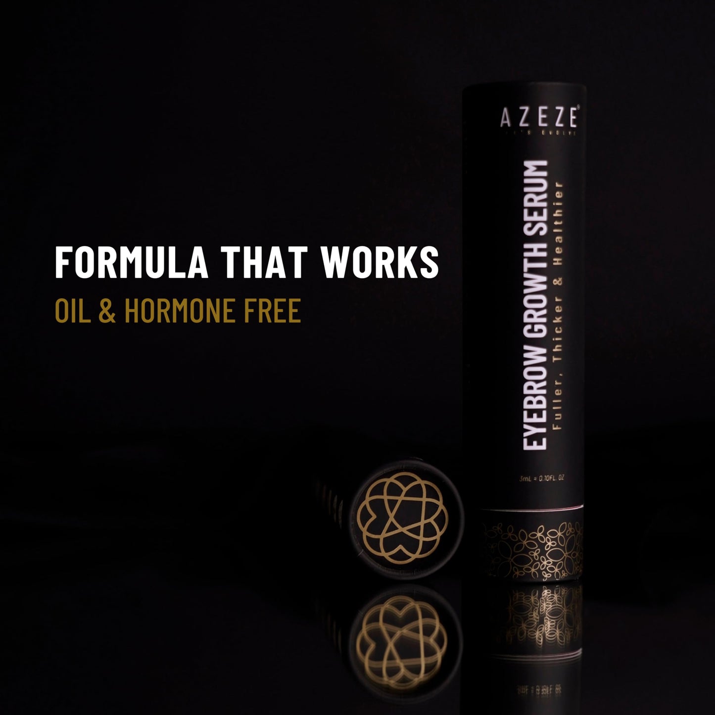 Azeze Eyebrow Growth Serum for Thicker Brows - Oil-free Brow Serum for Fuller Brows in 6 Weeks