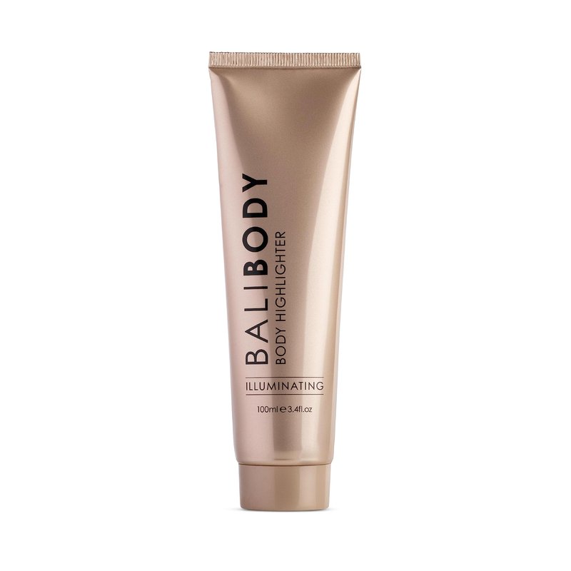 Bali Body Body Highlighter | Shimmering Luminizer, Hydrating Light Reflecting Technology | Flawless Finish for All Skin Types | Vegan, Cruelty Free, Australian Made (100 ml/3.4 fl oz)