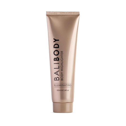 Bali Body Body Highlighter | Shimmering Luminizer, Hydrating Light Reflecting Technology | Flawless Finish for All Skin Types | Vegan, Cruelty Free, Australian Made (100 ml/3.4 fl oz)