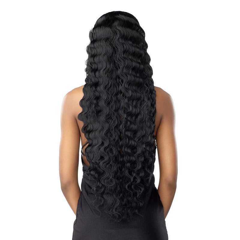 Sensationnel Vice Lace Front Wigs - Unit 6 5 Inch Deep Part Synthetic Preplucked Hairline (BALAYAGECARAMEL)
