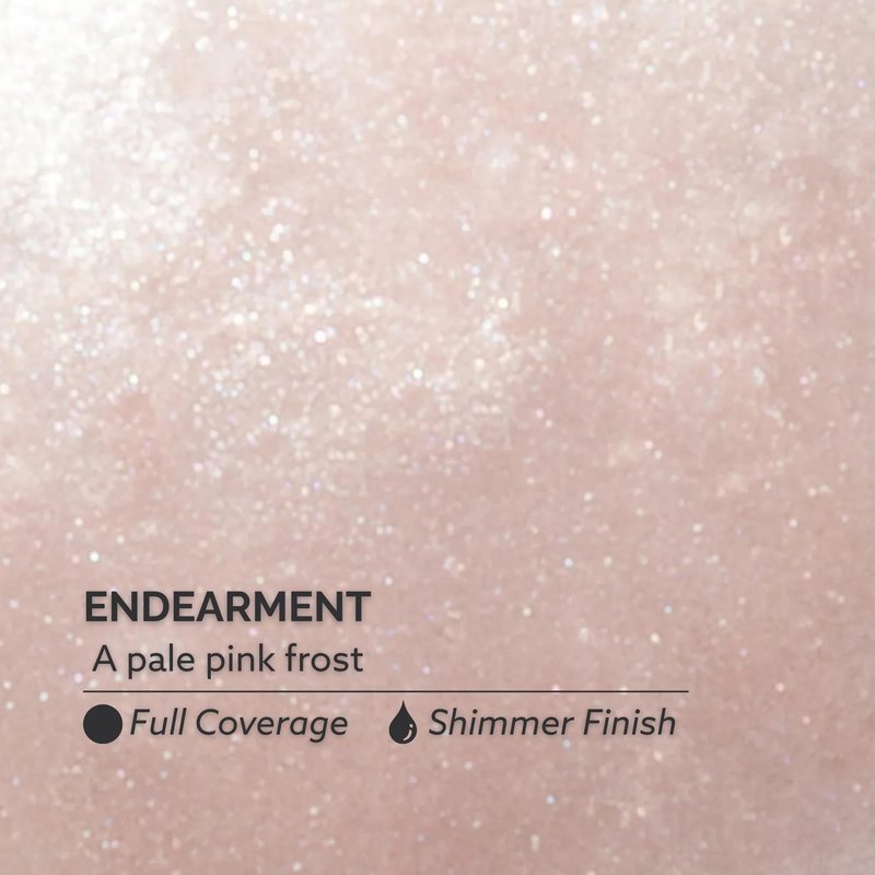 Dazzle Dry Nail Lacquer (Step 3) - Endearment - A pale pink frost. Full coverage shimmer. (0.5 fl oz)