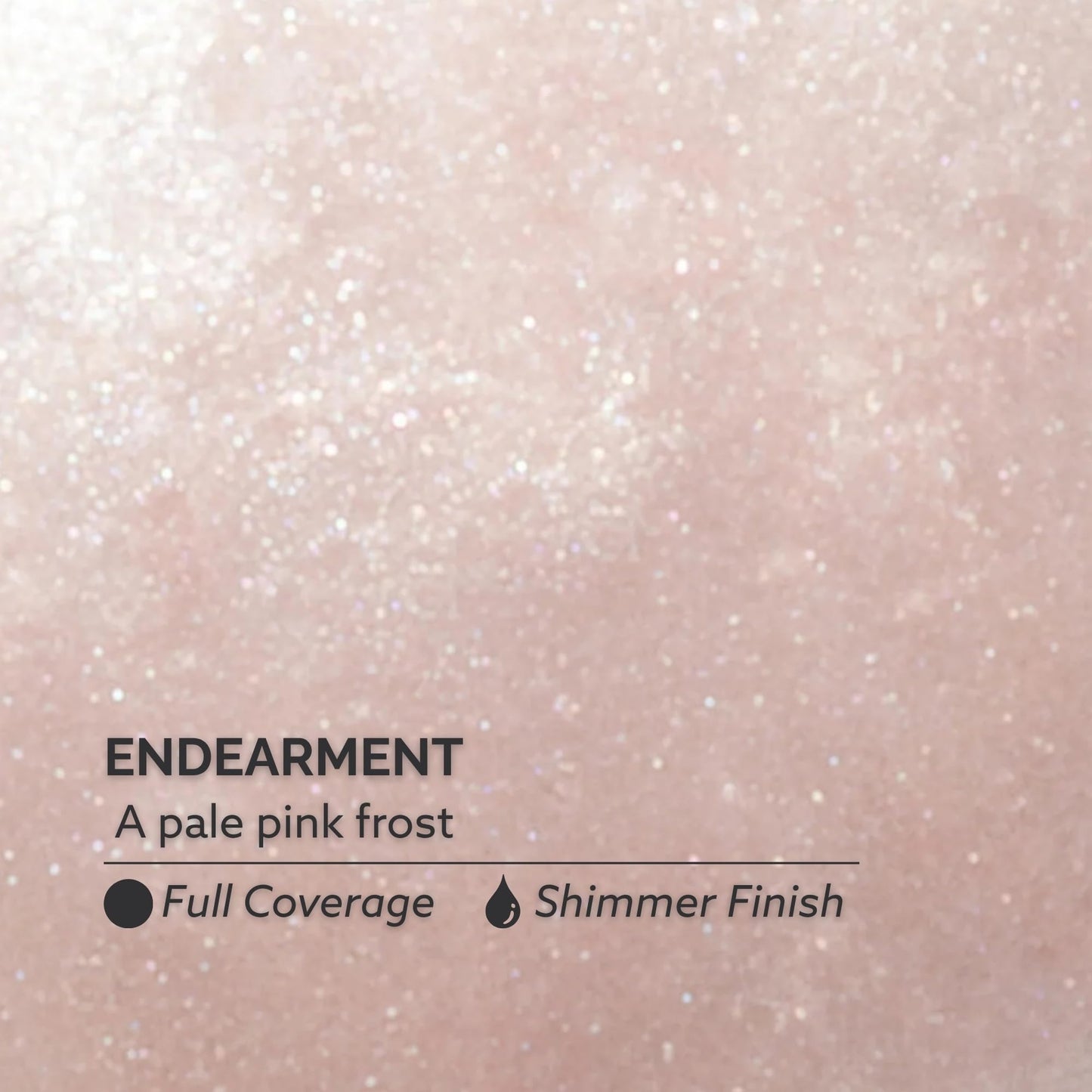 Dazzle Dry Nail Lacquer (Step 3) - Endearment - A pale pink frost. Full coverage shimmer. (0.5 fl oz)