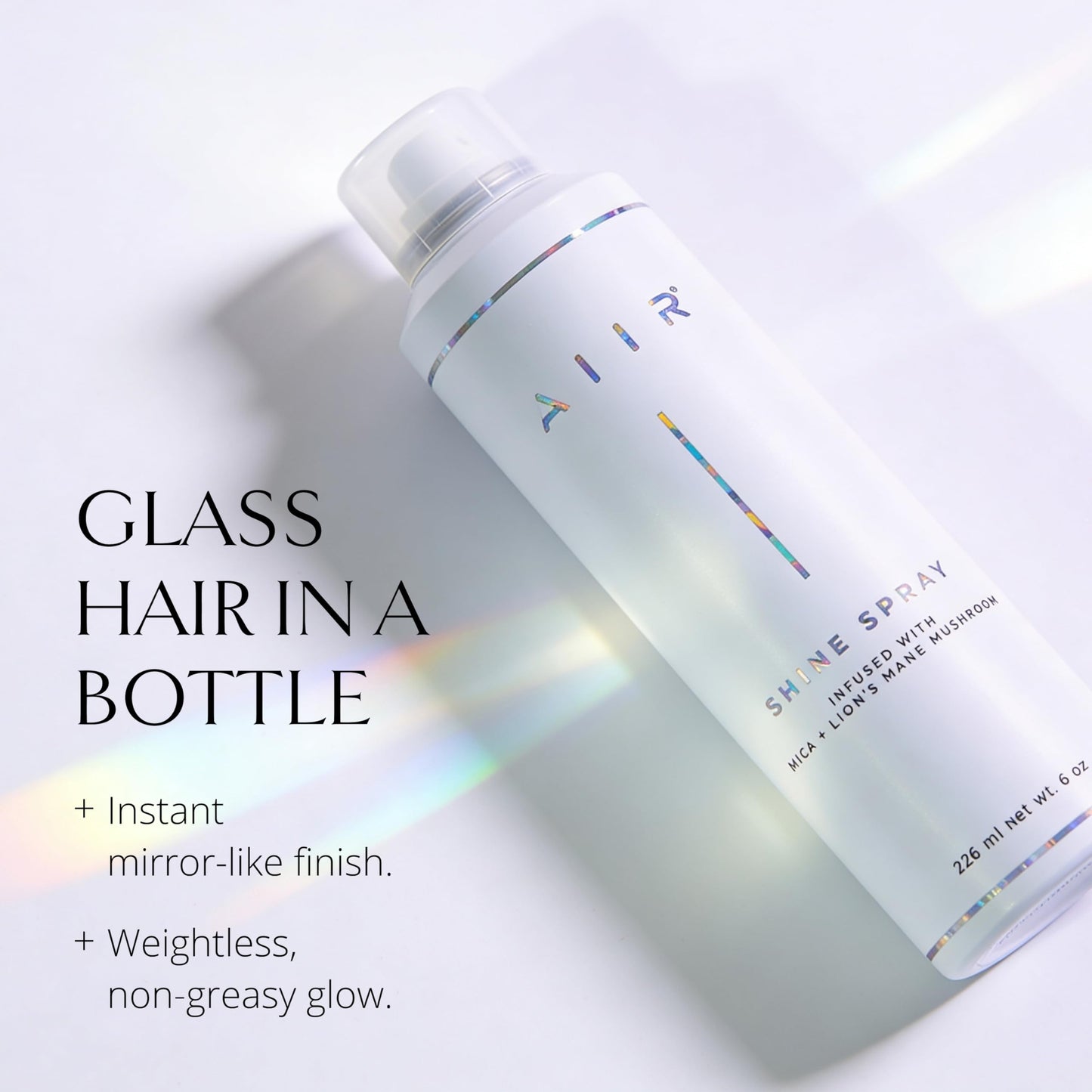 AIIR Shine Spray - Anti Frizz Humidity Shield Smoothing Gloss Spray, 6 oz