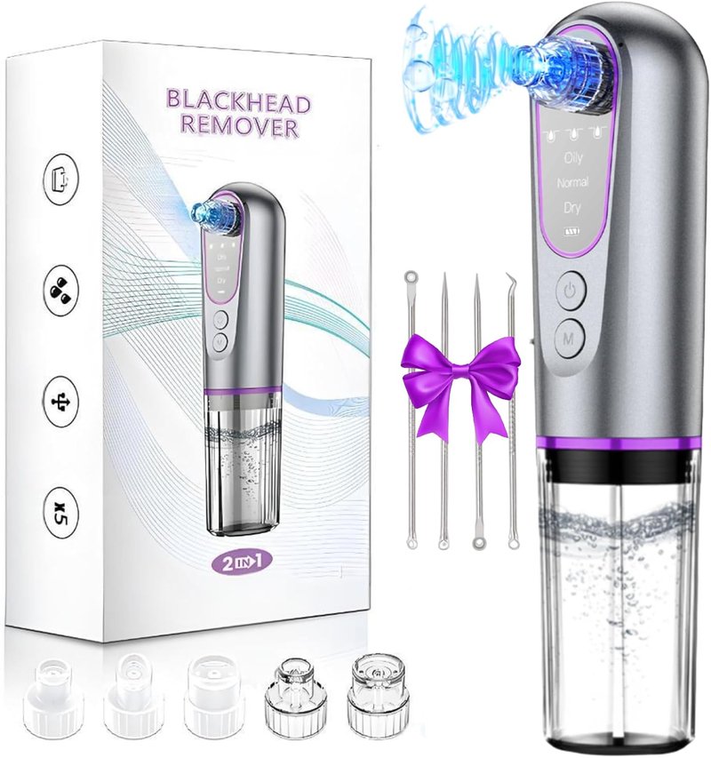 Blackhead Remover Vacuum - Hydrating Pore Cleaner & Pimple Extractor | USB Rechargeable Beauty Device