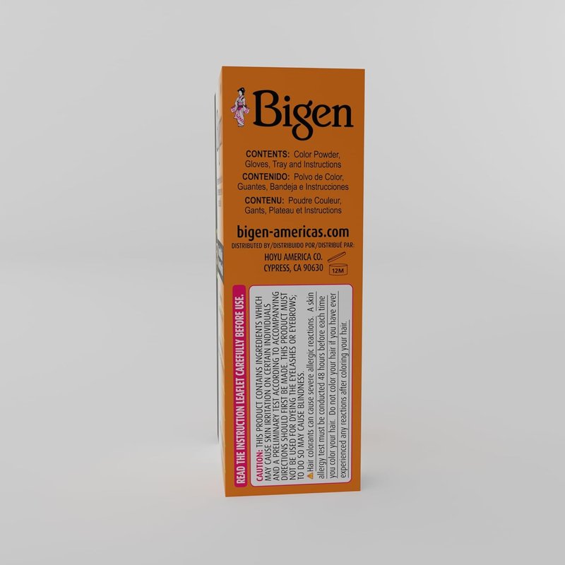 Dark Brown Bigen Permanent Hair Color Powder | 6 Pack for Long-Lasting Results