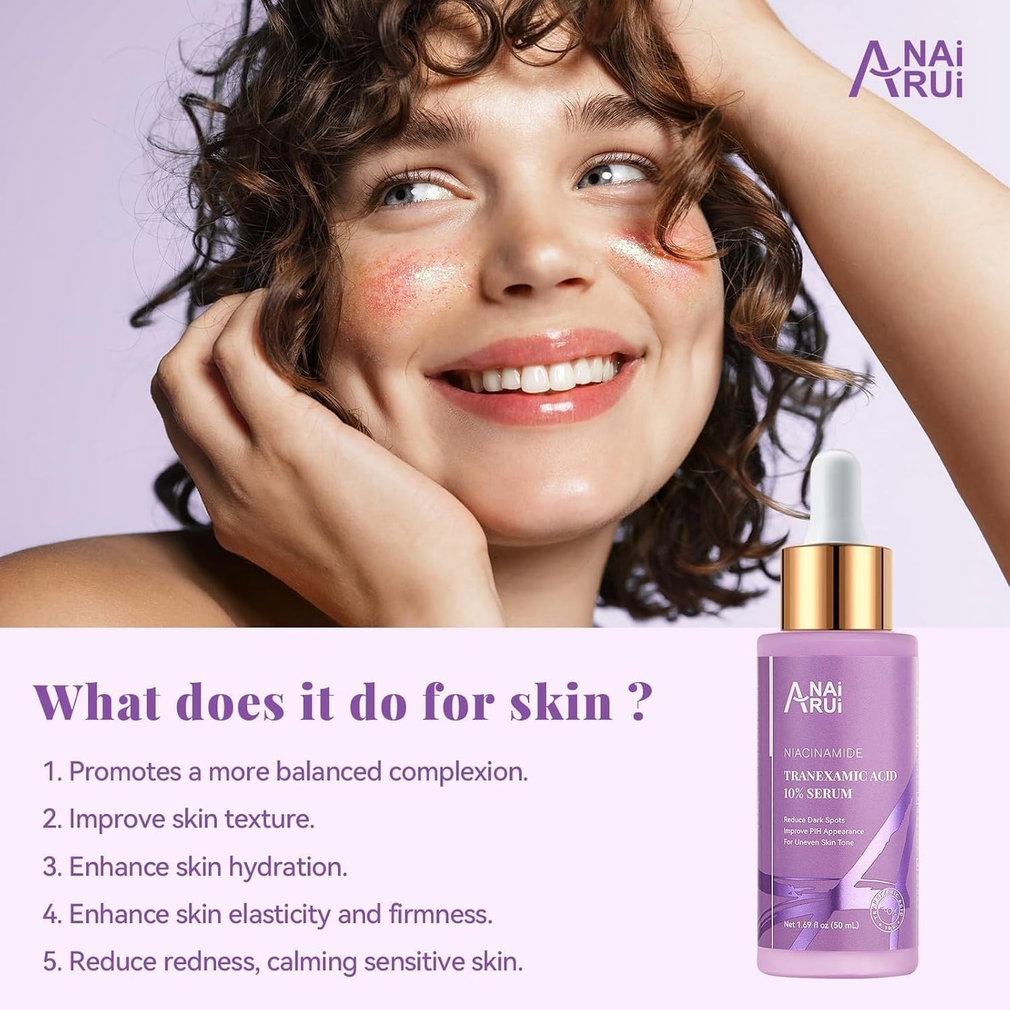 ANAI RUI Advanced 10% Tranexamic Acid Serum 1.69 FL.Oz/50 ML