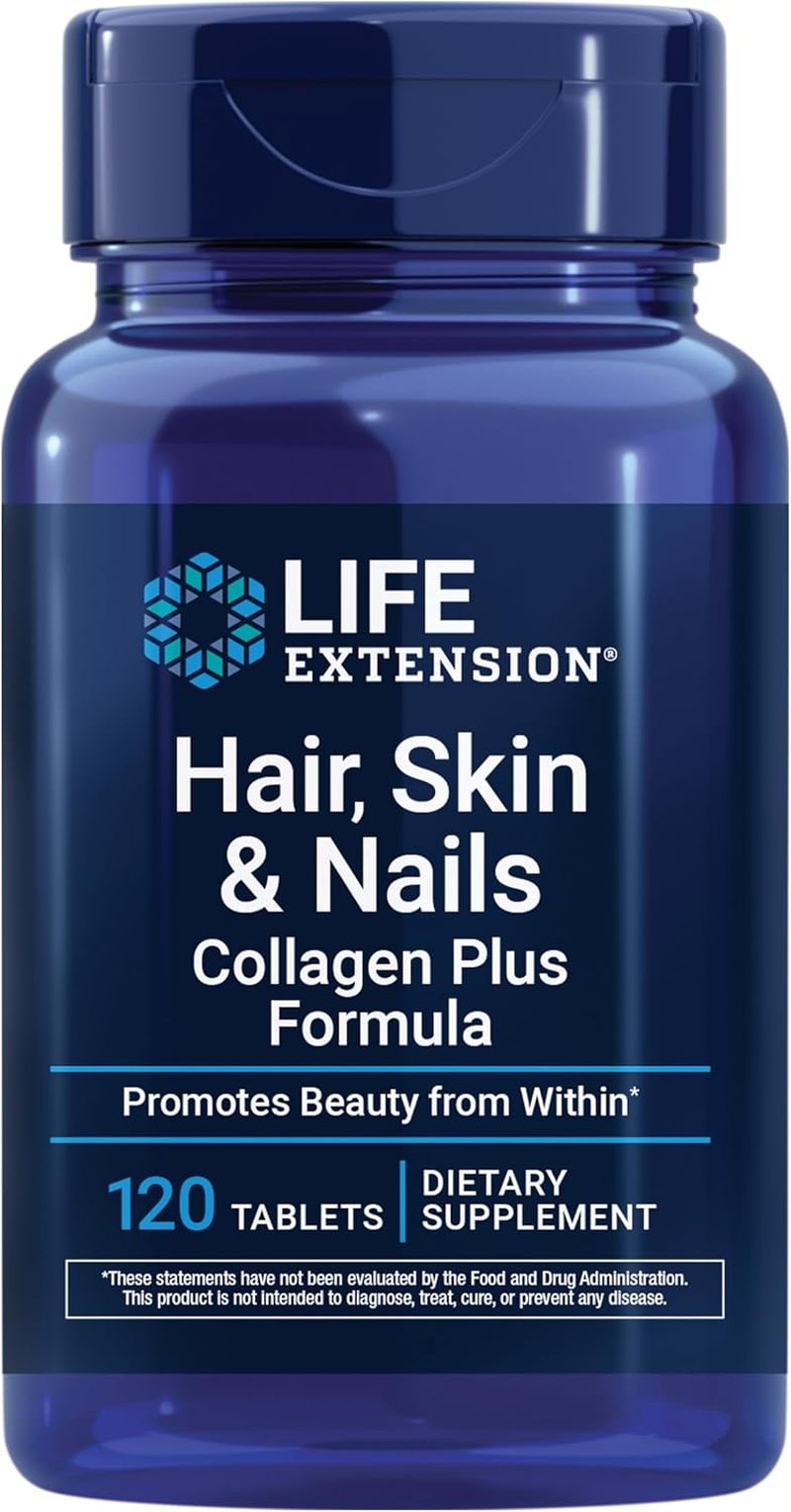 Collagen Plus for Hair, Skin & Nails - 120 Count Dietary Supplement