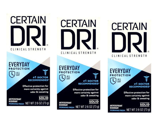 Certain-Dri Am Solid Antiperspirant/Deodorant, 2.6 Ounce (Pack of 3)