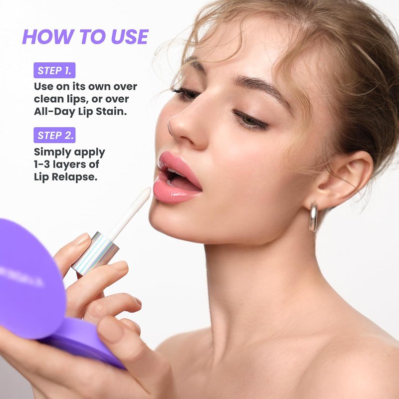 Wonderskin Lip Plumper Gloss - Hydrating Plumping Gloss for Fuller Lips | Non-Sticky High-Shine Finish