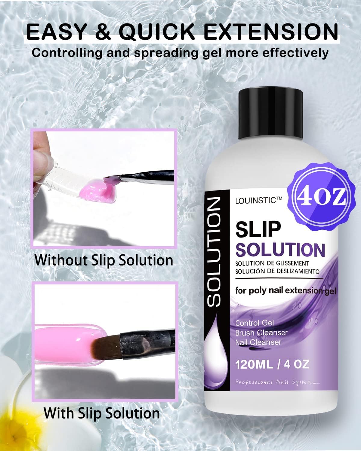 Gel Polish Remover & Cuticle Oil for Nails & Polygel Slip Solution & Colorful Nail Removal Tools
