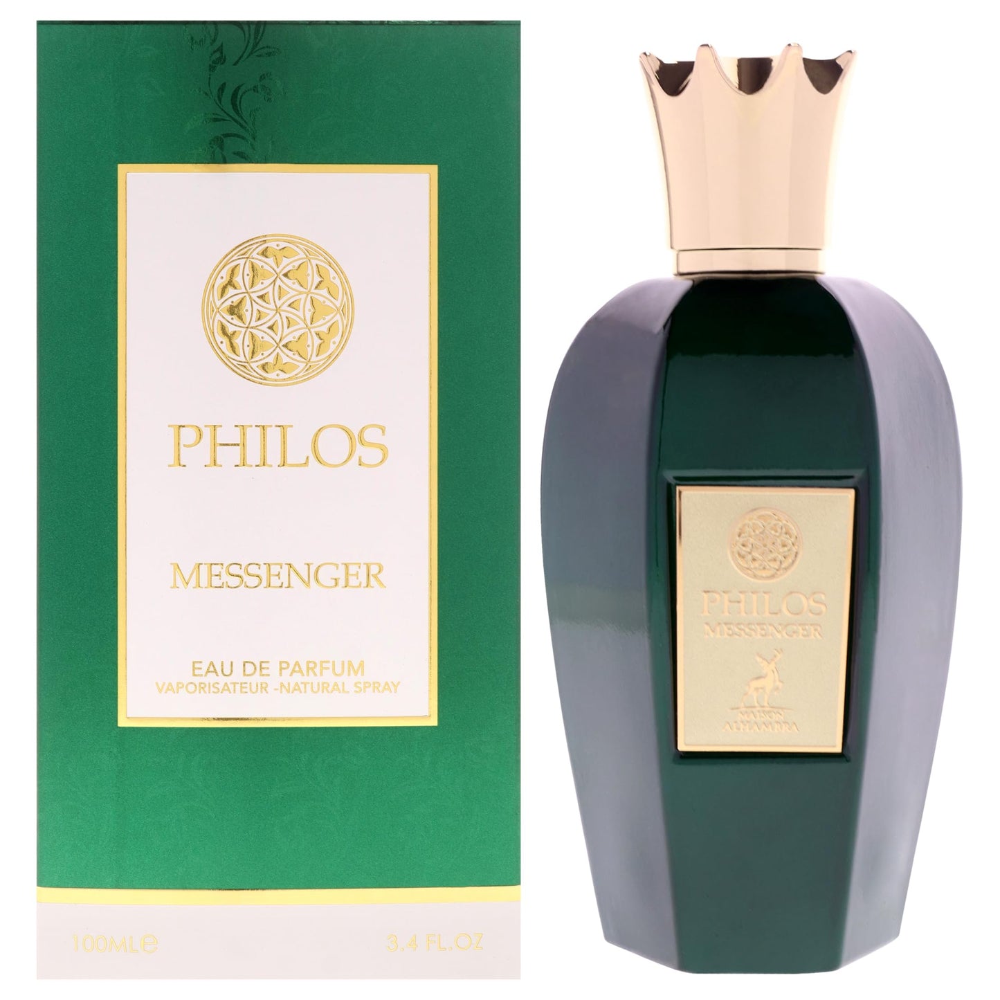 Philos Messenger by Maison Alhambra for Men - 3.4 oz EDP Spray