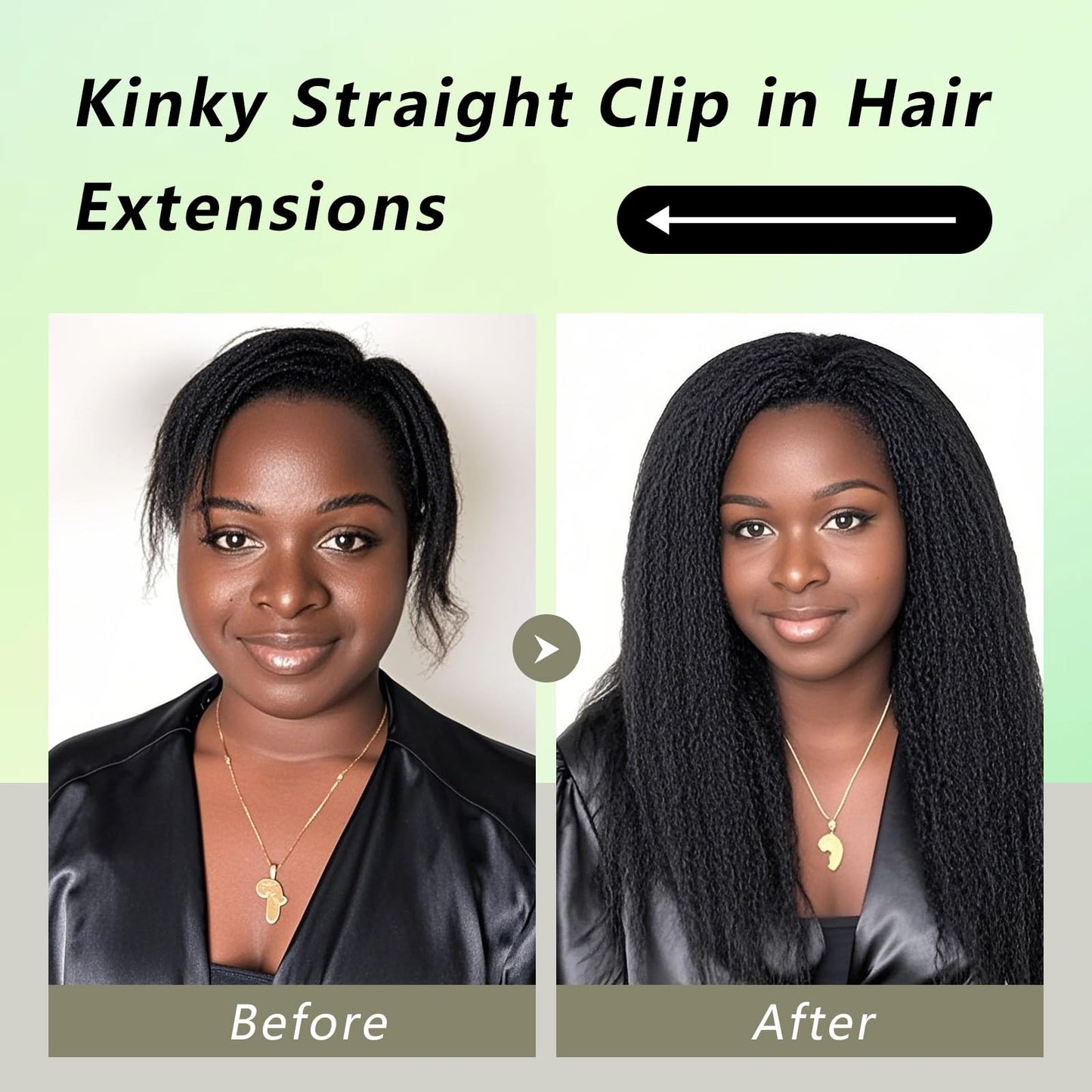 Ombre 1B Brown Kinky Straight Clip In Extensions 100% Brazilian Remy Human Hair Clip Ins 100% Unprocessed Brazilian Virgin Hair Clip Ins Natural Black Hair