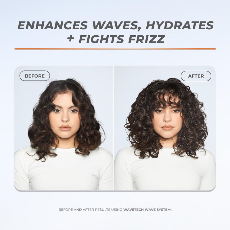 XMONDO Hair Wavetech Wave Conditioner | Vegan Formula with Moringa & Argan Oil to Boost Hydration, Tame Frizz, and Enhance Your Wavy Hair, 8 Fl Oz 1-Pack
