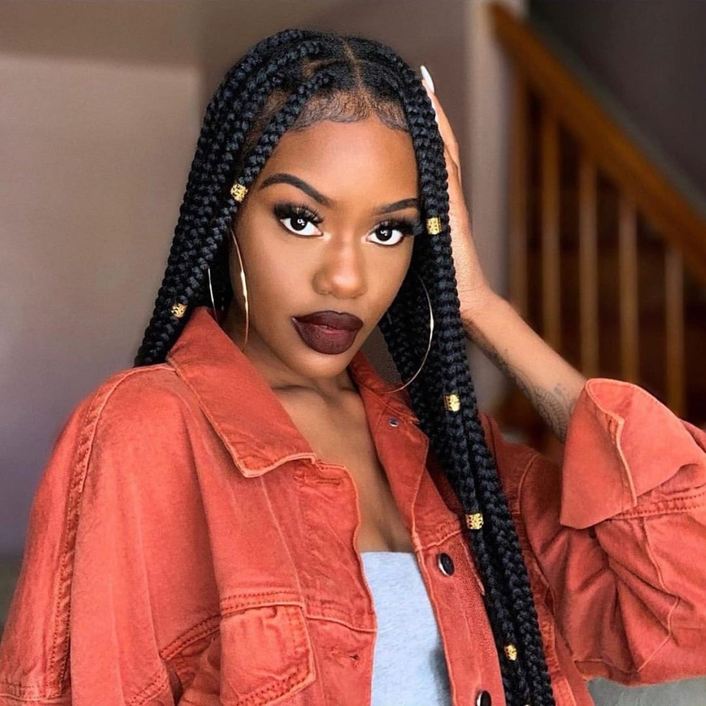 Callia Pre Stretched Braiding Hair 24 Inch 8 Packs Ombre Professional Prestretched Synthetic Braiding Hair Itch Free Yaki Synthetic Hair Extension for Crochet Twist (24Inch, 1B)