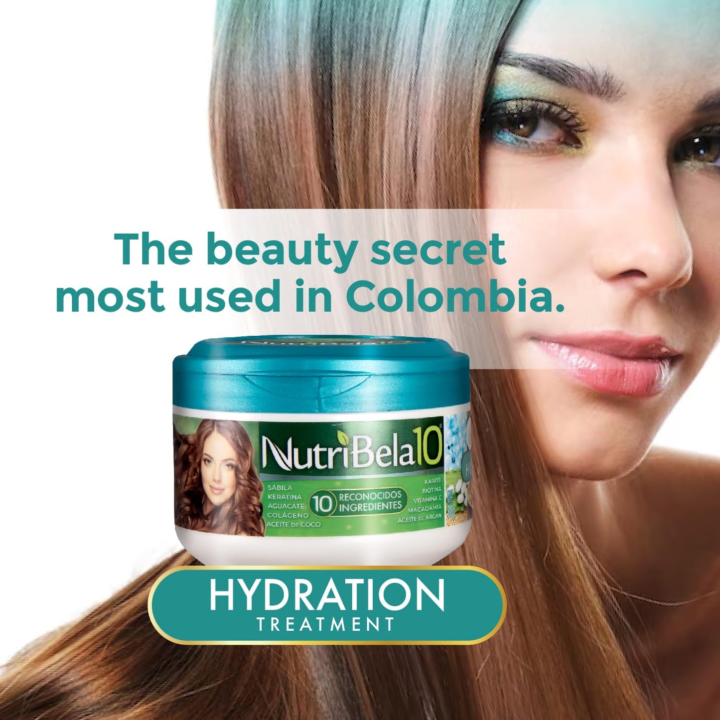 Nutribela hydration Hair Mask & deep conditioner for damaged dry Restoration treatment with Avocado Argan Collagen Coconut oil Keratin Aloe Vera Vitamin E Serum Shea Butter Curly Frizzy 10.5 Onz 2pack