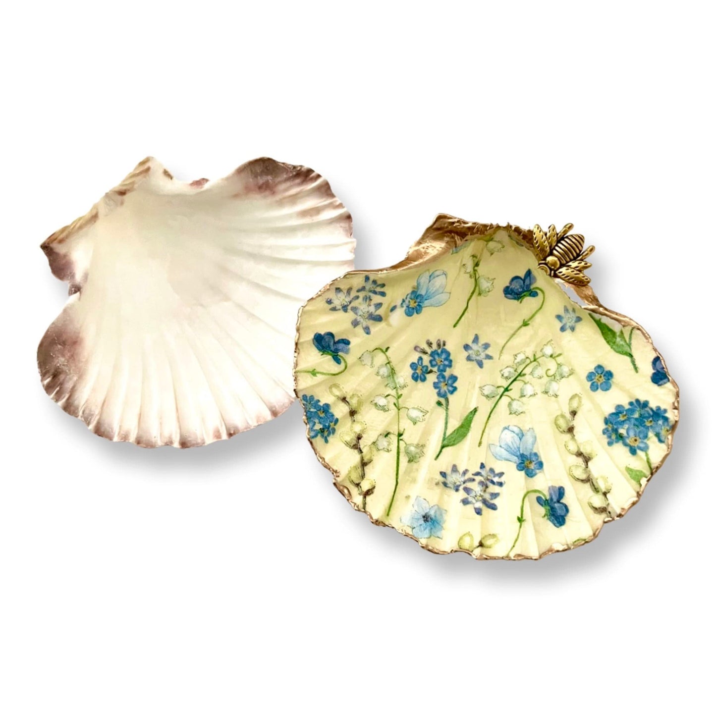 Soft Yellow Wildflowers Trinket Room Decor, Gifts for Mom, Women, Jewelry Tray, Candle-Holder gifts for Birthday Weddings Engagement Anneversary Bridal Shower Valentines Organic Gift for Best Mom
