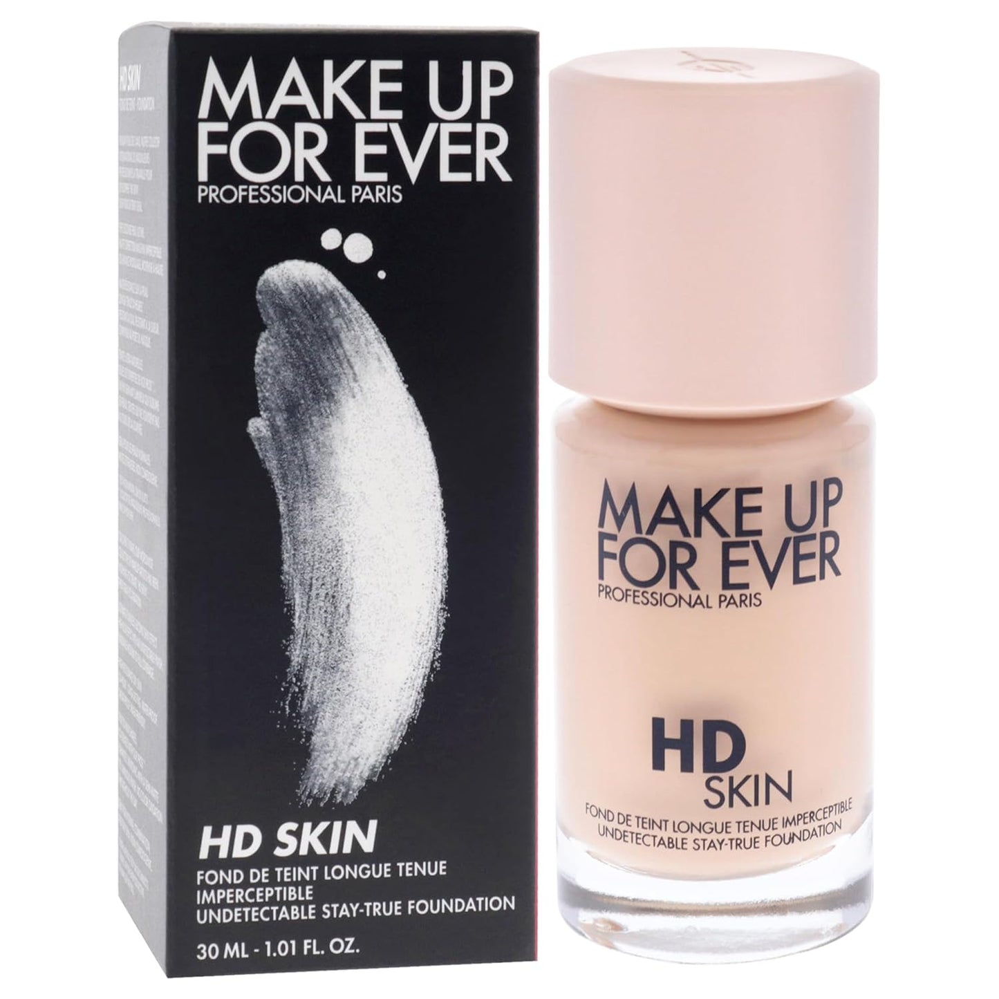 Make Up For Ever HD Skin Foundation - Undetectable, Long-Lasting Coverage | 1Y16 Warm Beige - 1.01 oz