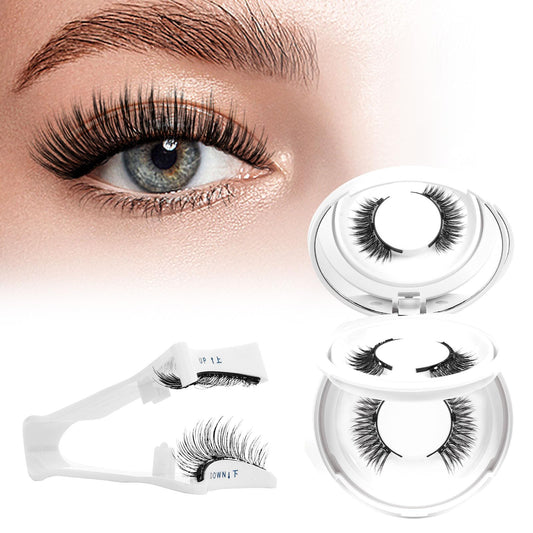 Higu clace Magnetic-Eyelashes with Applicator 2 Pairs Magnetic-Lashes Natural Look Wispy Magnet Lashes Easy to Wear and Remove（DJCX-A+C01）
