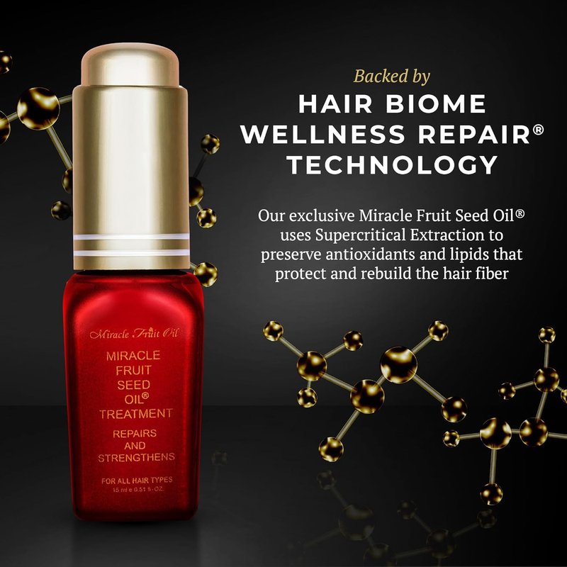 Miracle Fruit Oil Hair Care Treatment - 15ml Luxurious Oil for Damaged Hair | Reduces Breakage & Promotes Growth