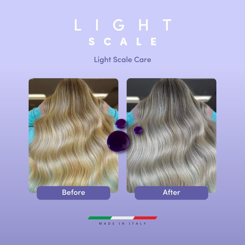 Lisap Purple Hair Mask for Blonde, Silver & Grey Hair - Anti Yellow & Brass hair mask for damaged hair, Deep Conditioning for Bleached & Color Treated Hair, 16.9 fl oz
